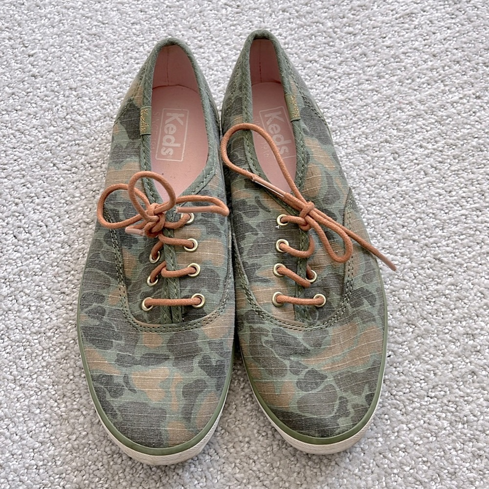 Keds Camouflage Green Sneakers